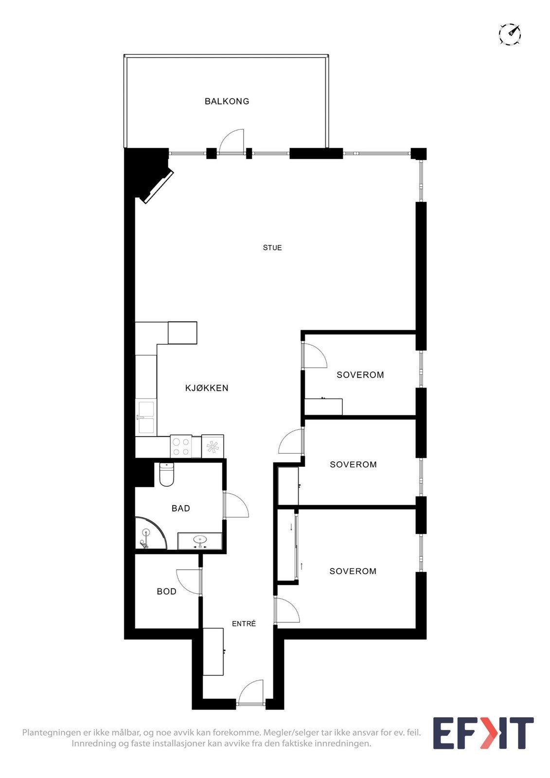 Plantegning Galleribilde