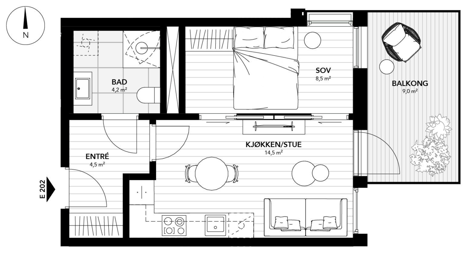 Plantegning Galleribilde