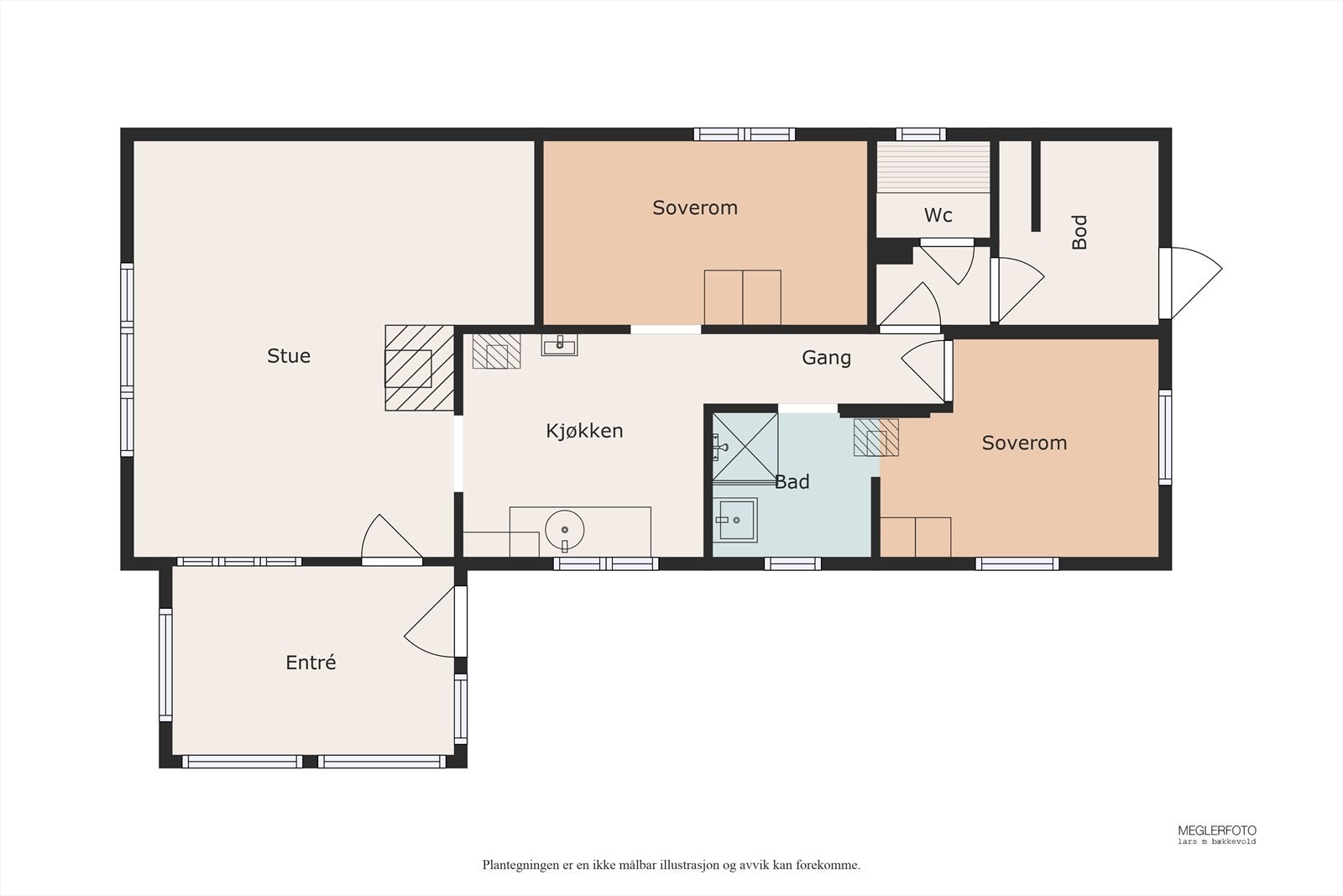 Planskisse Sjusjøen-Pihl 682. Galleribilde