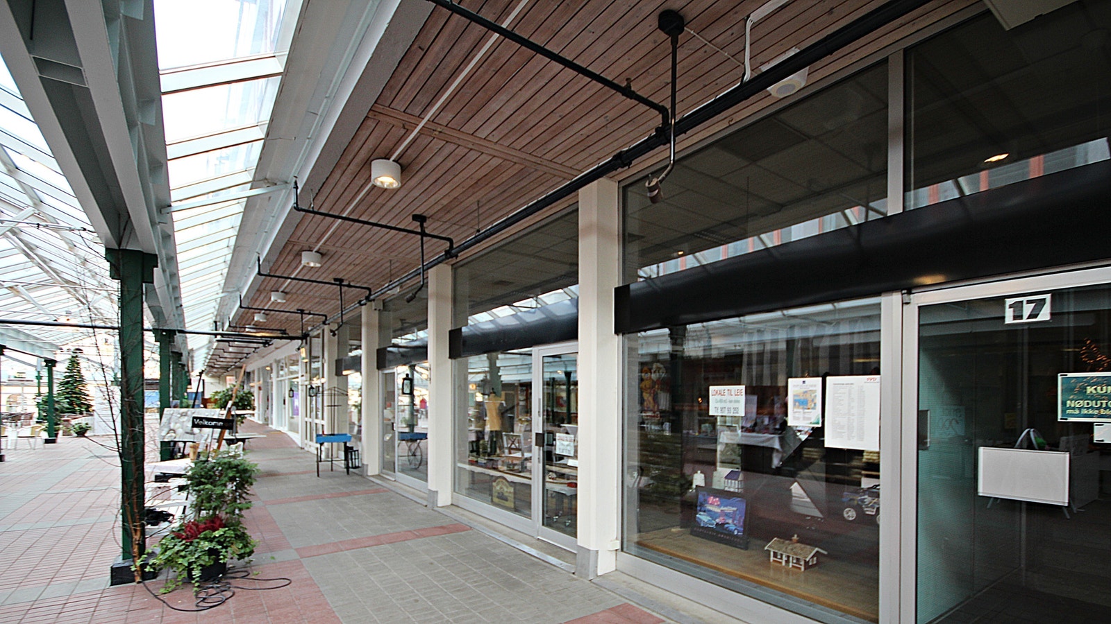 450 m2 mitt i Gågata. Tidligere lokalene til Vic Galleribilde