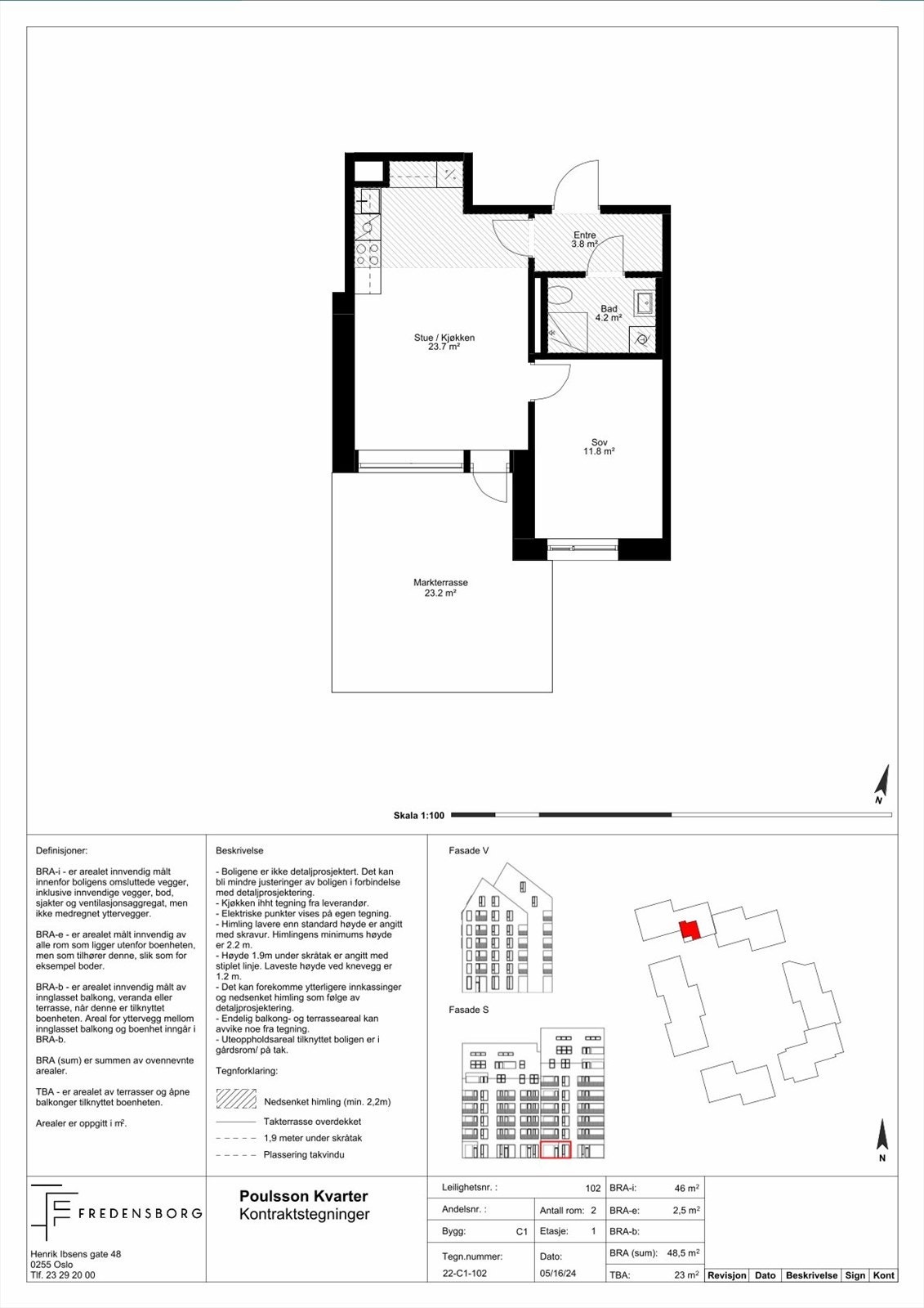 Kontraktstegning C1-102 - Ikke målbar Galleribilde
