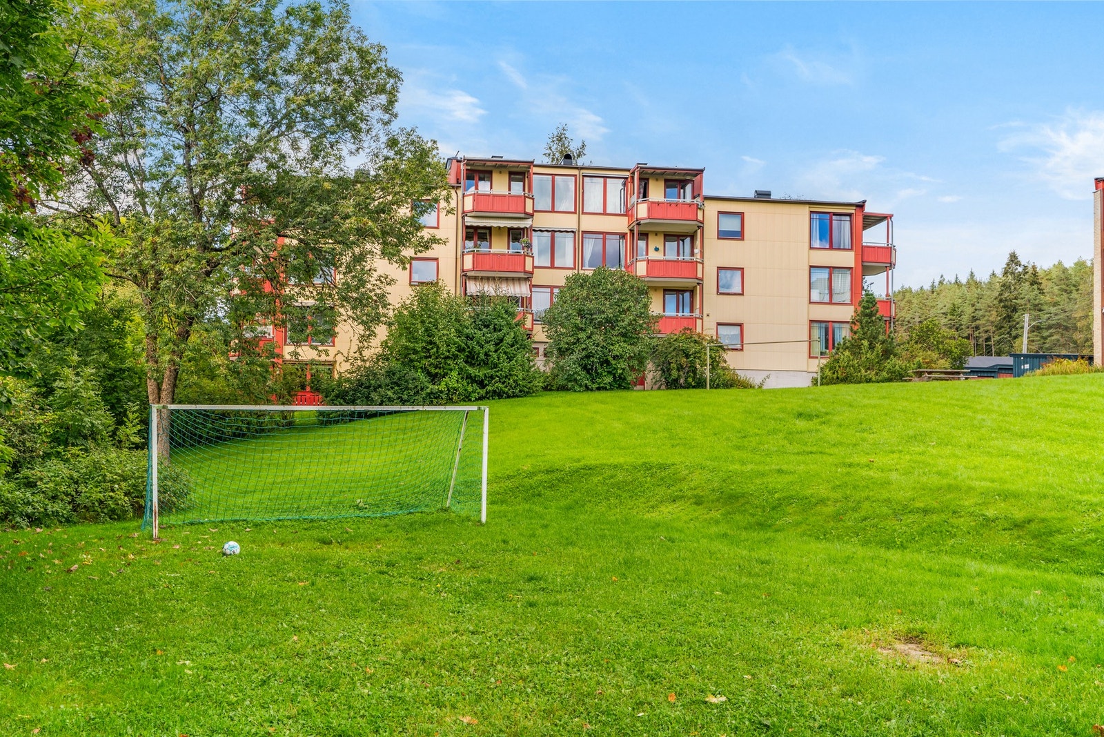 Sommerbilder fra sameiets fellesareal Galleribilde