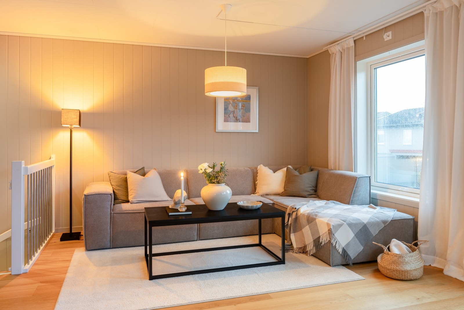 Stuen er på ca 24m² Galleribilde