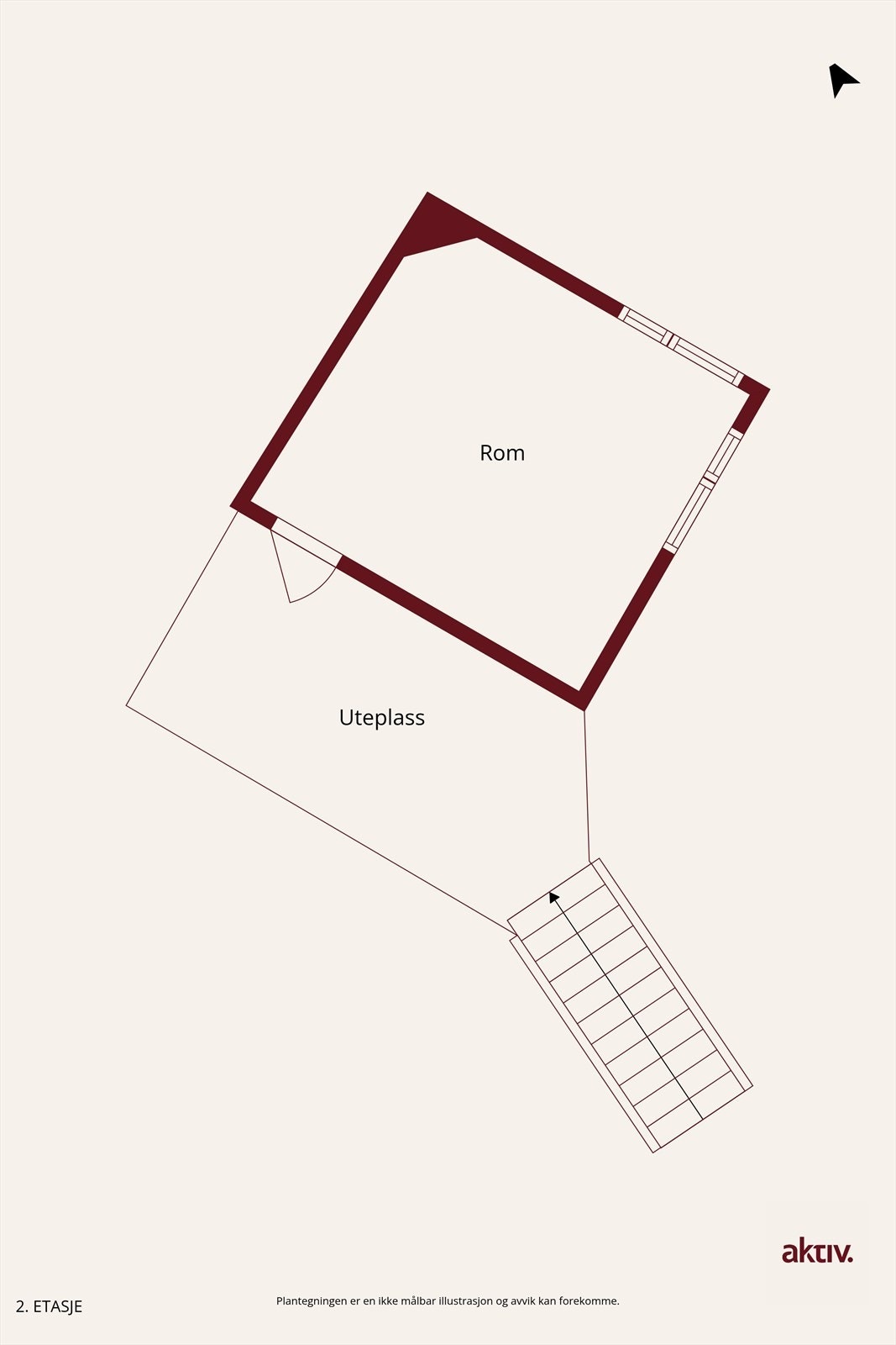 Plantegning over anneks Galleribilde