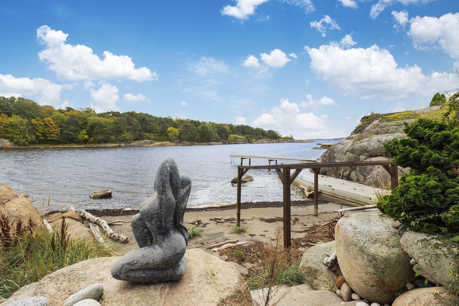 Egen badestrand Galleribilde