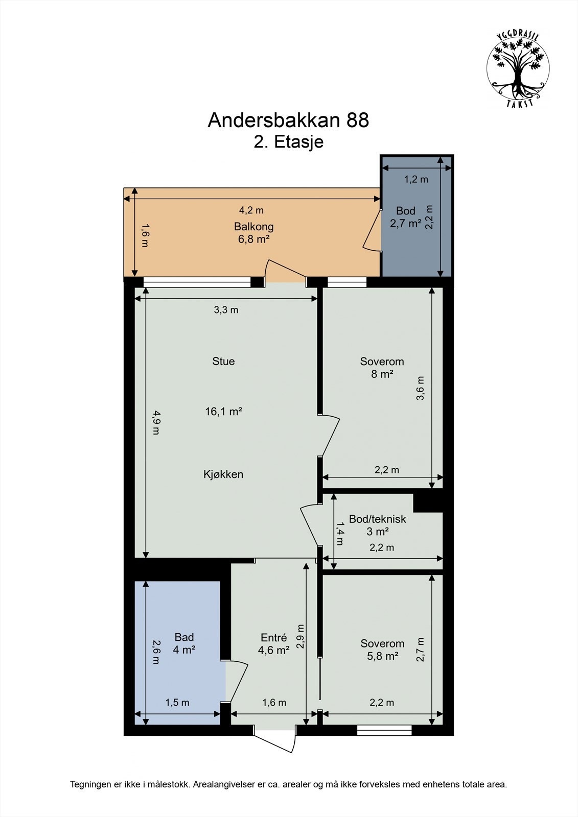 Plantegning Galleribilde