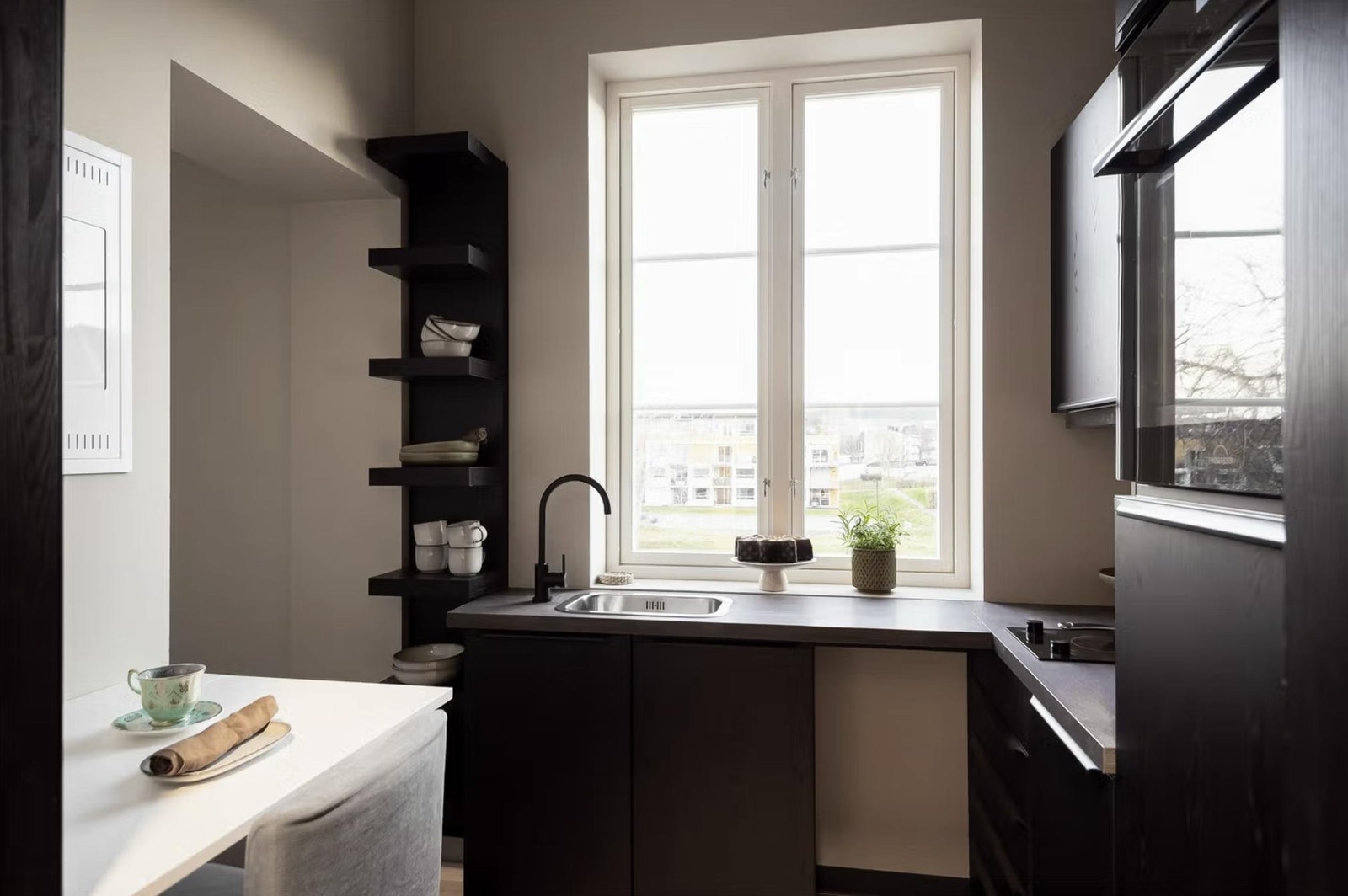 En flott og moderne studioleilighet på populære Persaunet. Galleribilde