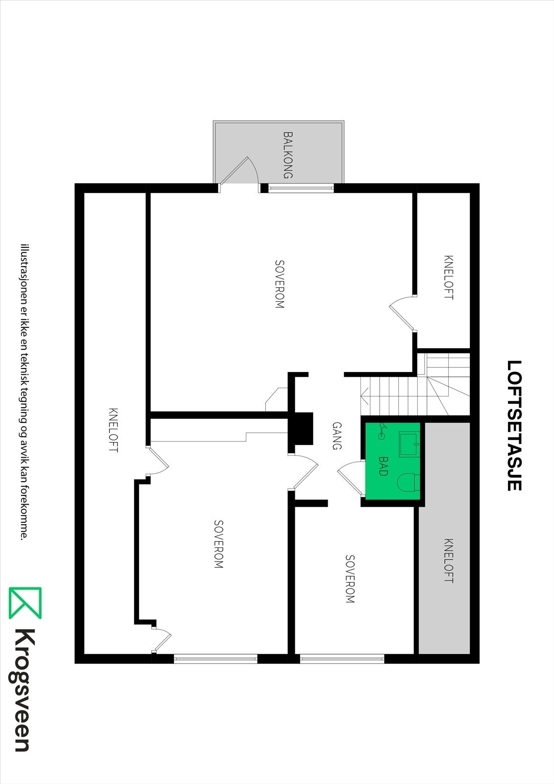 Alternativ planløsning Galleribilde