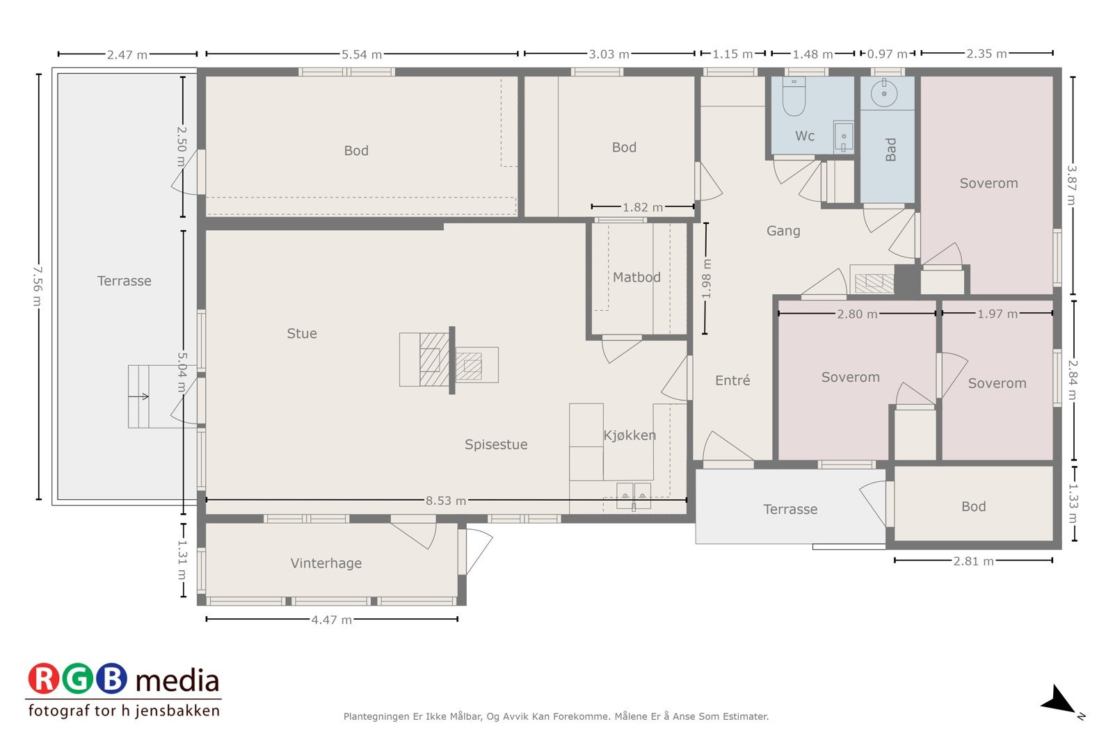 Plantegning Galleribilde