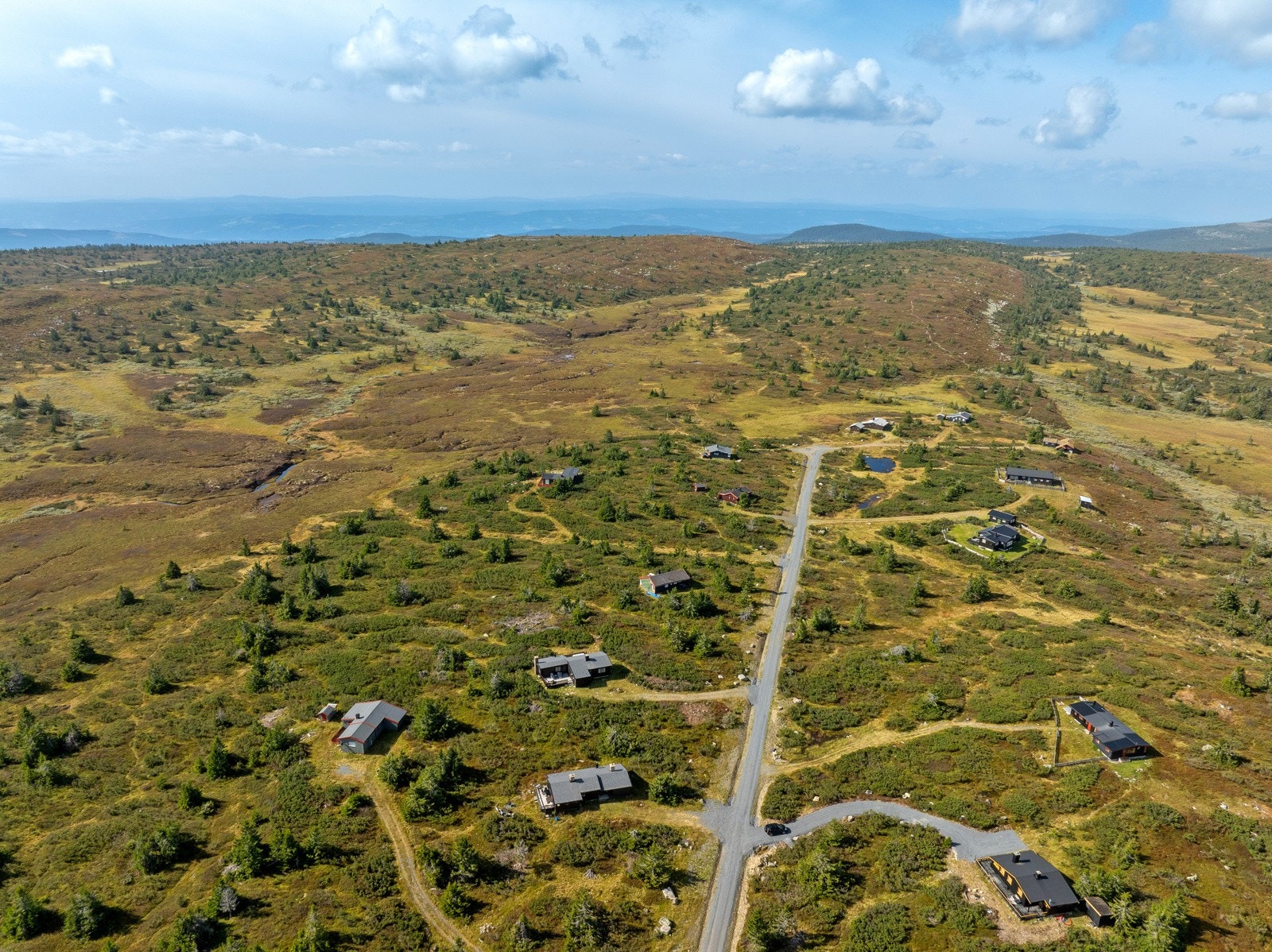 Skiløypene går rett utenfor døra Galleribilde