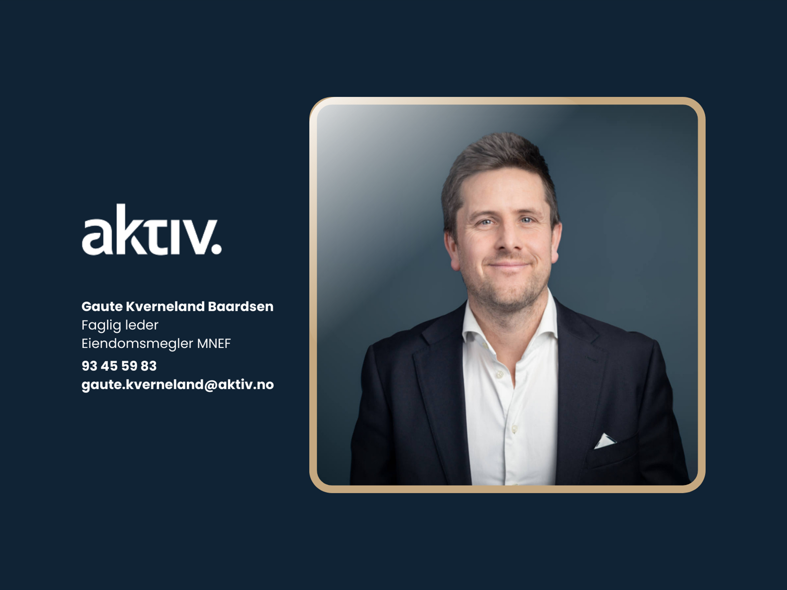 Ta kontakt for visning! Galleribilde