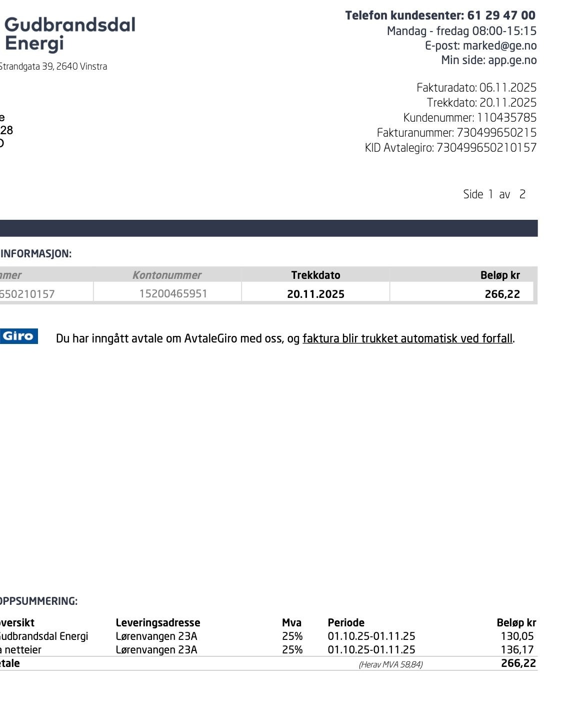 Både strømkostnader og felles-kostnader er ekstremt lave sammenlignet med andre boliger på Finn. Mye å spare på nybygg. Dette var strøm-kostnad for Oktober hvor vi har hatt på varmen. Galleribilde