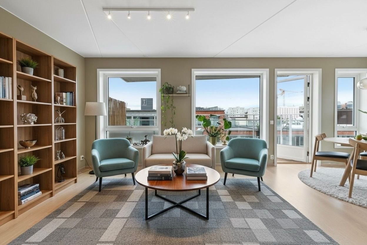 Alternativ møblering for lesehesten Galleribilde