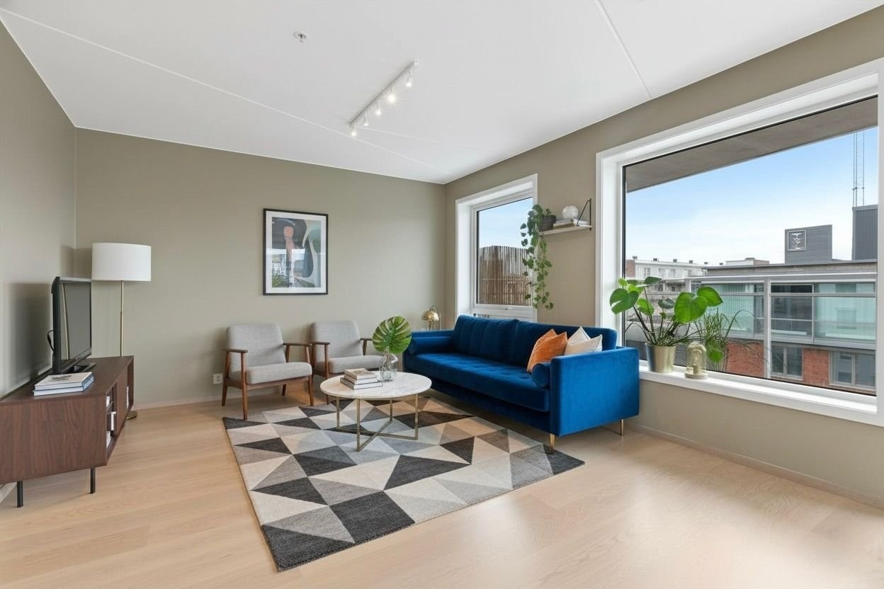 Eksempel-møblering, en fin TV-krok Galleribilde