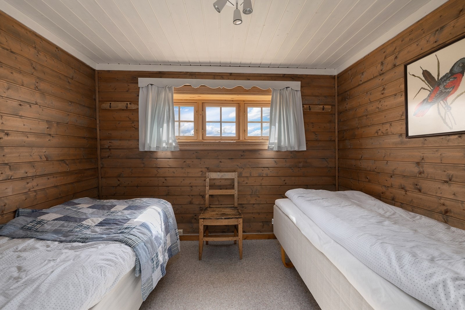 Soverom 3 er innredet med 2 enkeltsenger. Galleribilde