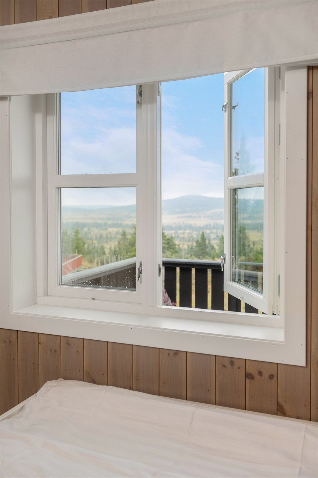 Fin utsikt å våkne til. Galleribilde