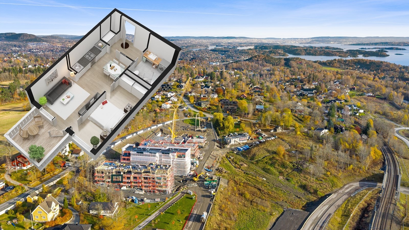 Pen 2-roms i 4. etg. Fin intern beliggenhet. Omtrentlig plassering. Avvik vil forekomme. Galleribilde