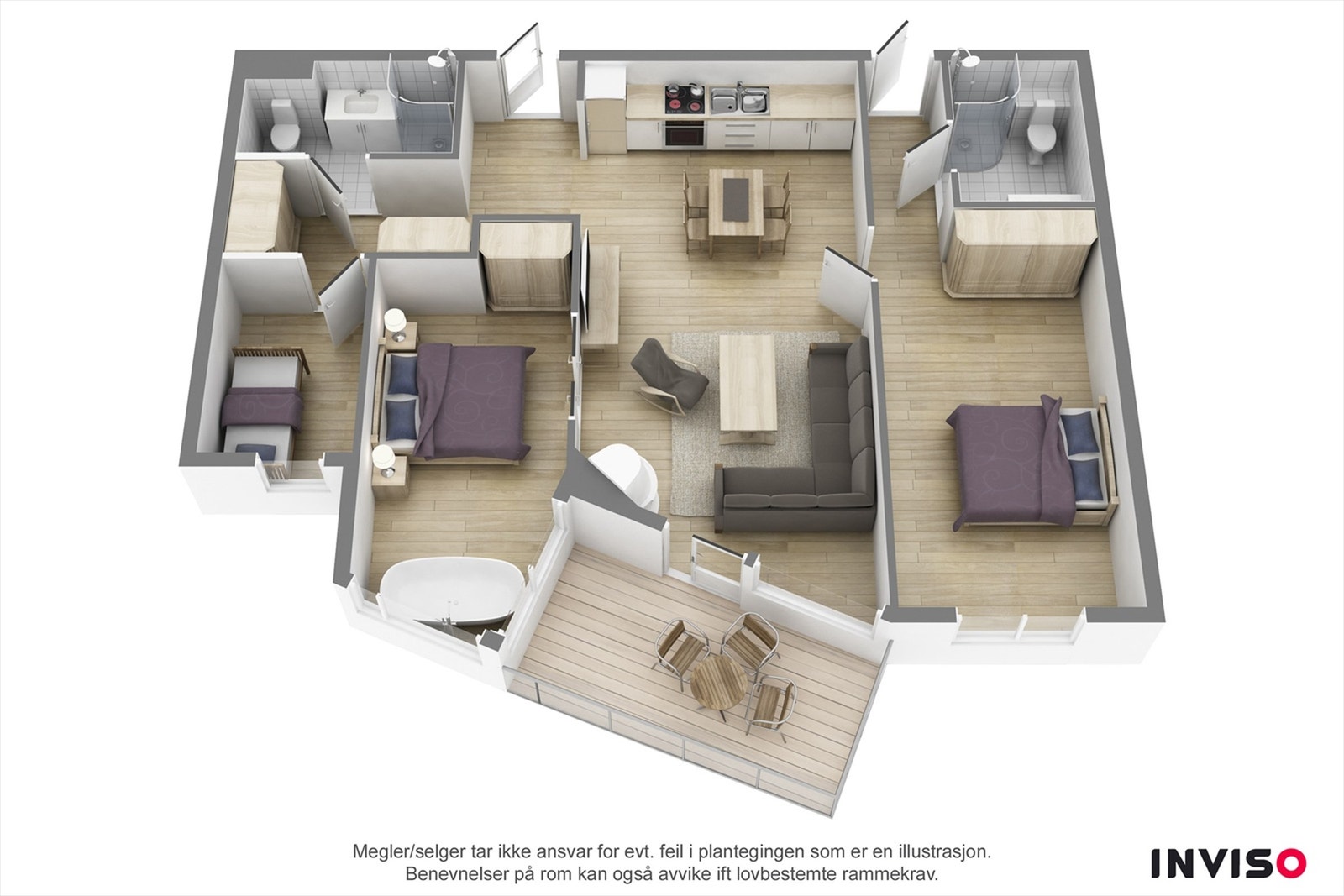 Planskisse 3D Galleribilde