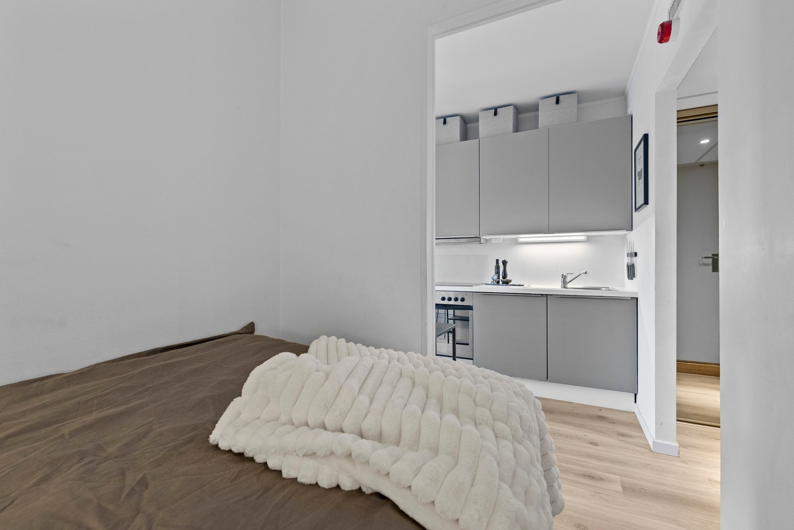 Alkoven kan også innredes som kontor. Galleribilde