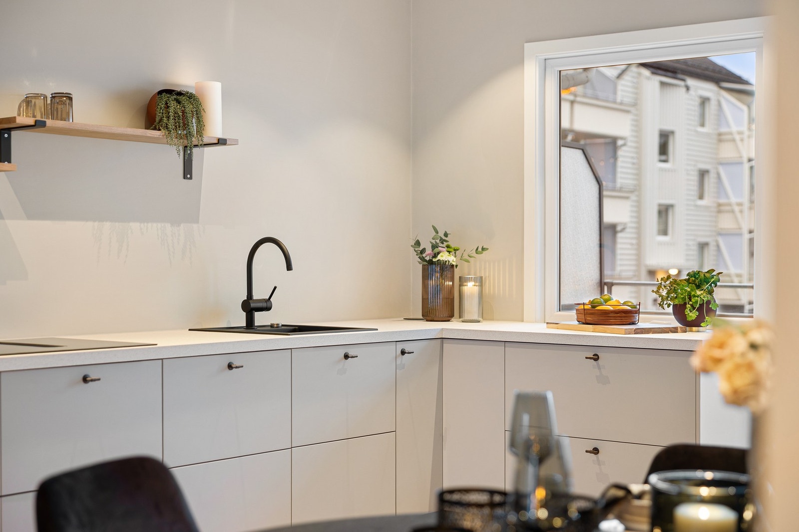 Fint utsyn ved benken. Galleribilde