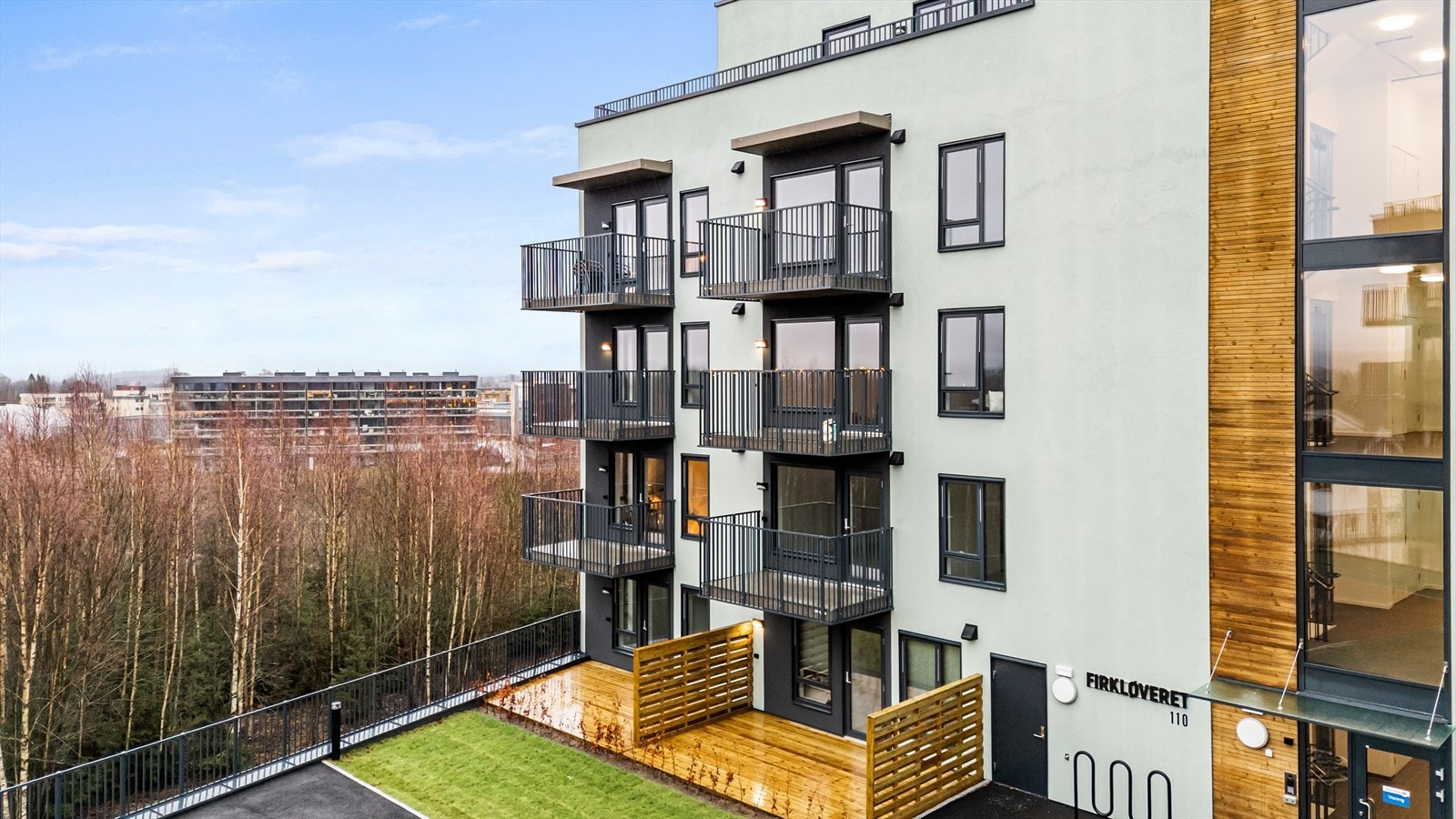 Alle leilighetene har private balkonger eller markterrasser. Galleribilde