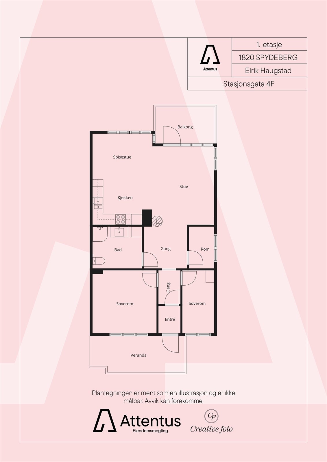 Plantegning Galleribilde