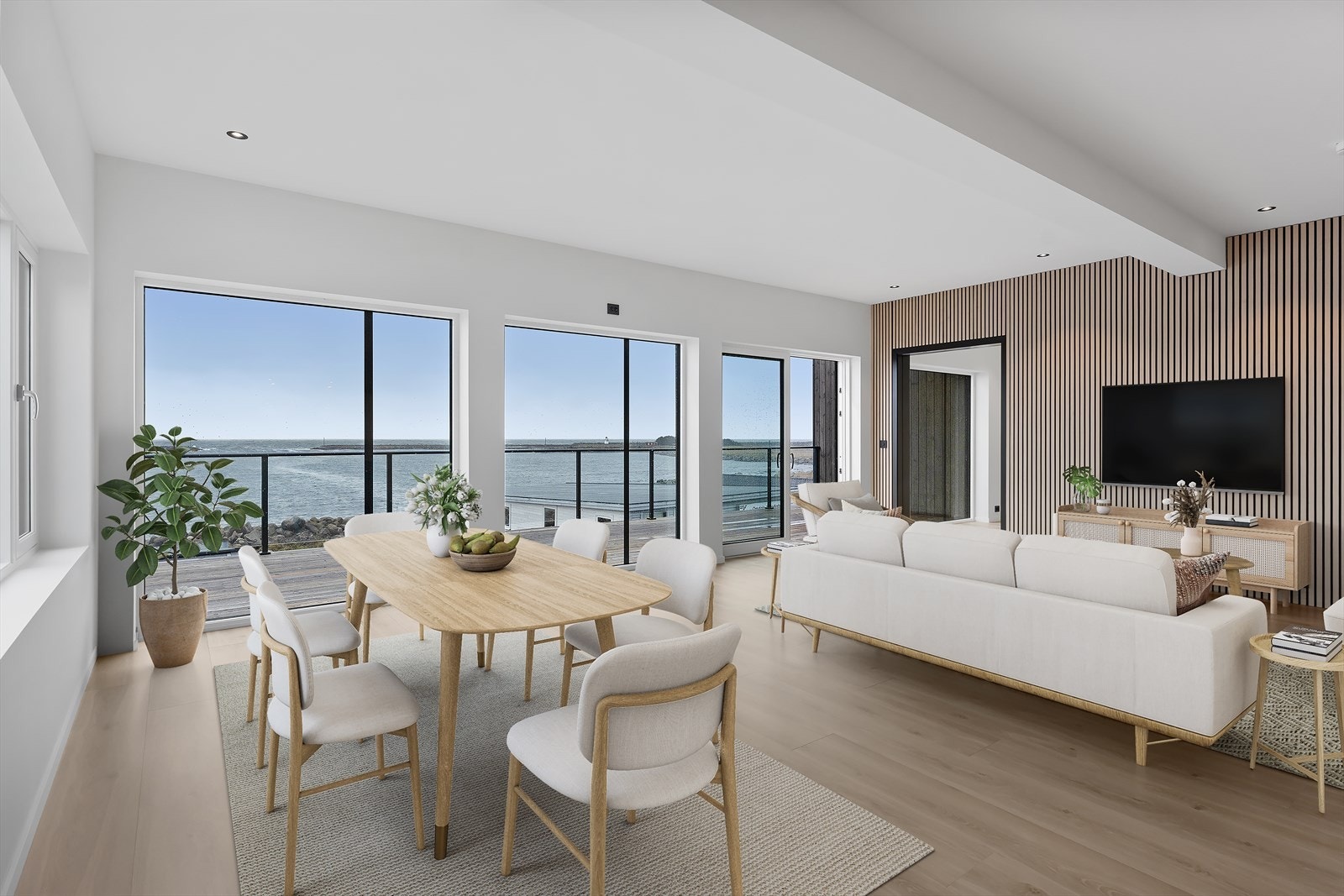 Illustrasjon med møblering. Galleribilde