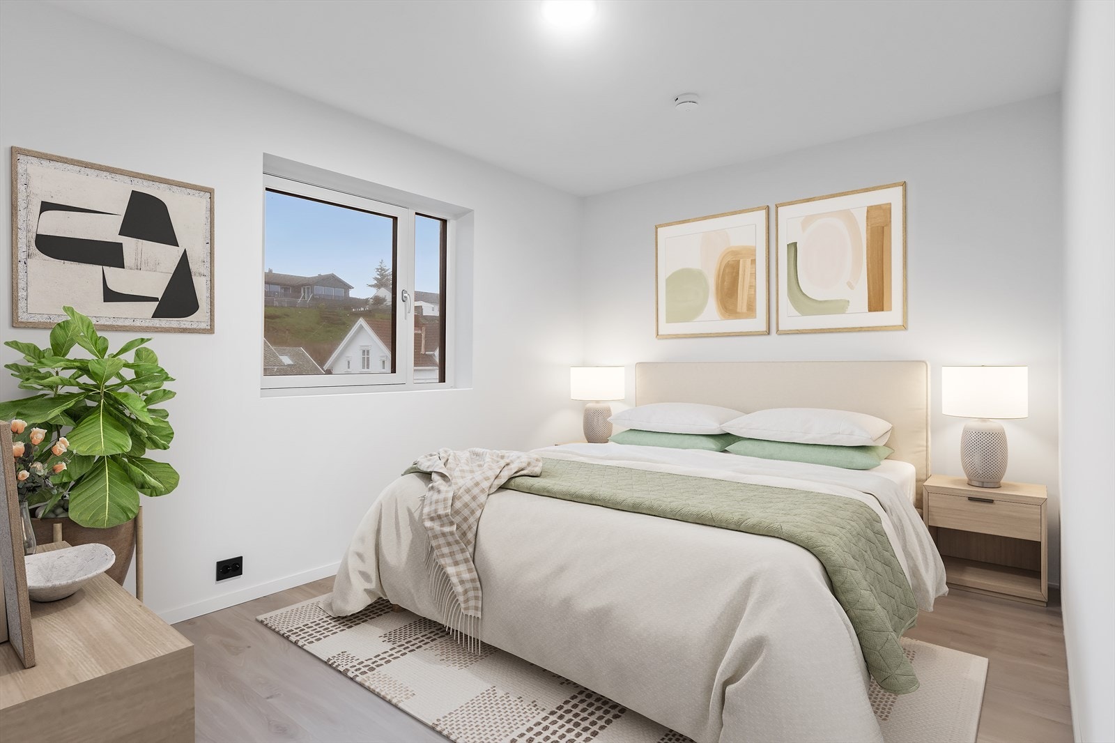 Illustrasjon med møblering. Galleribilde