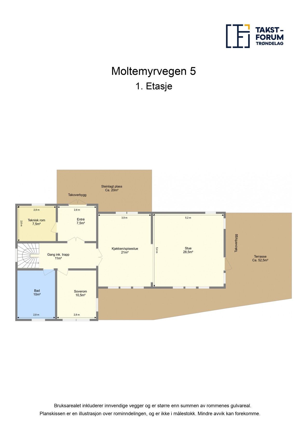 Plantegning 1. etasje. Galleribilde