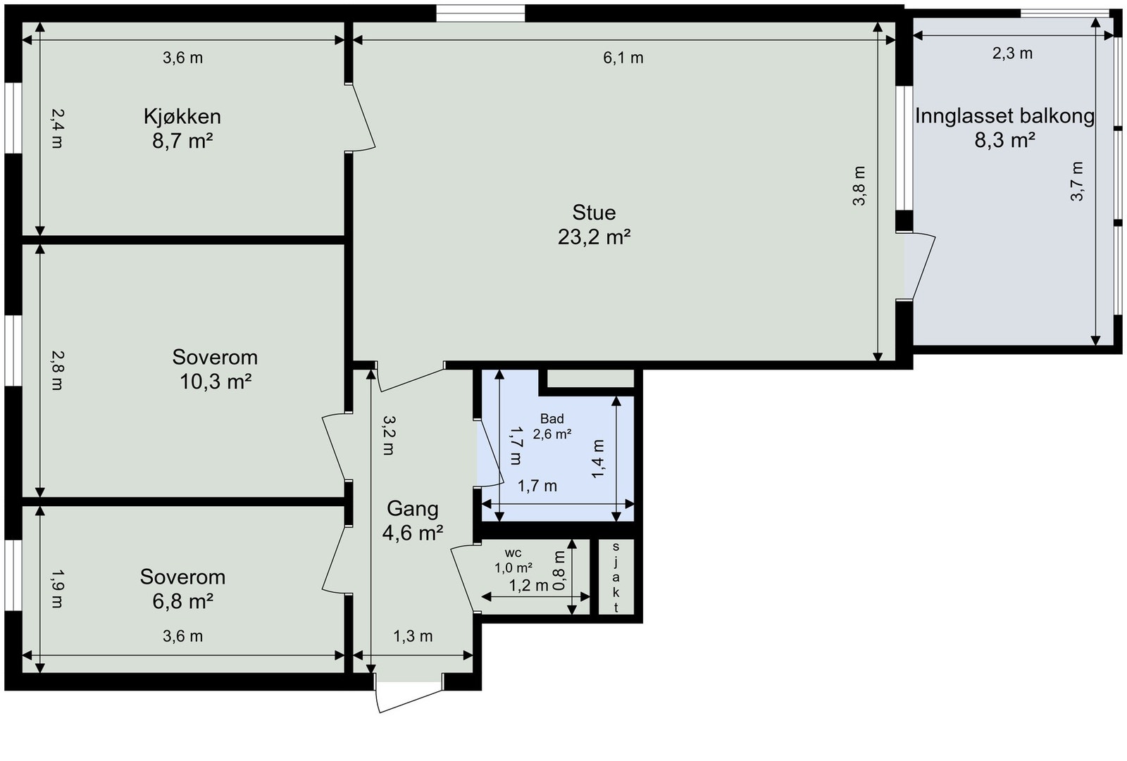 Planskisse. Galleribilde