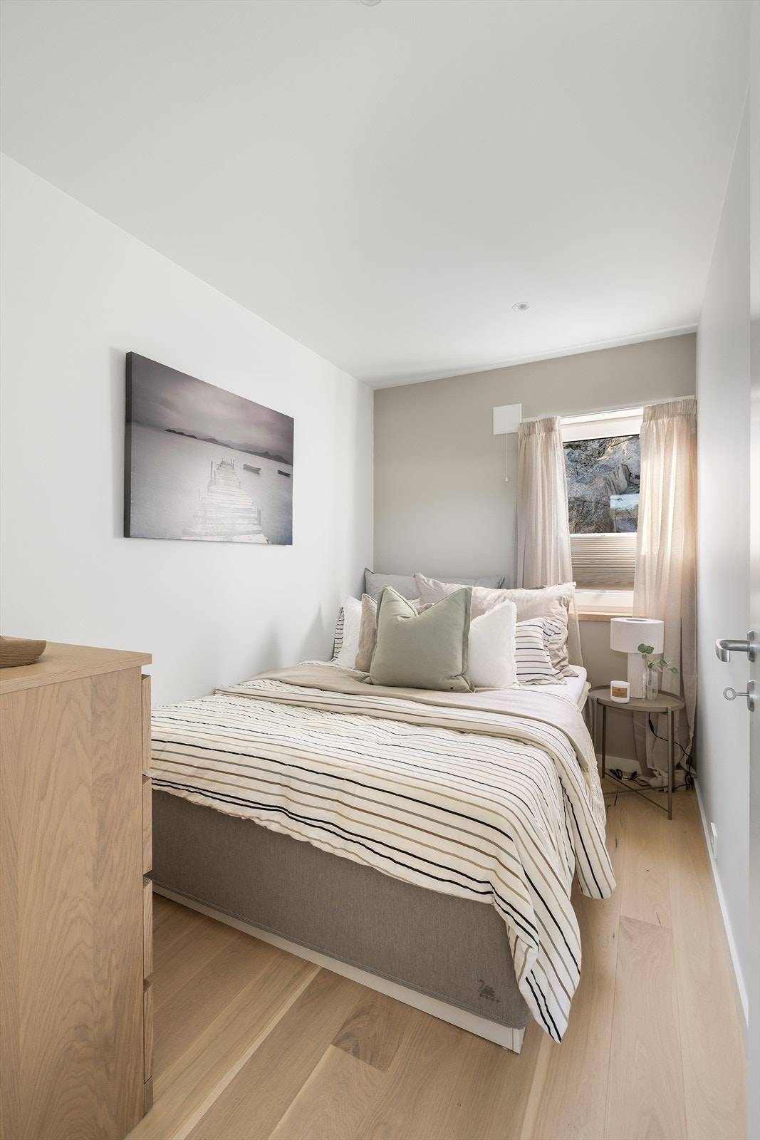 Det tredje soverommet har plass til en 120 cm seng eller køyeseng. Galleribilde