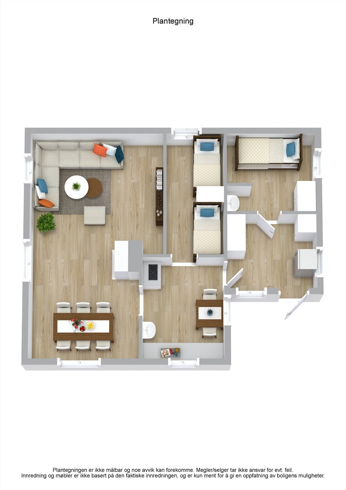 Planskisse 3D Galleribilde