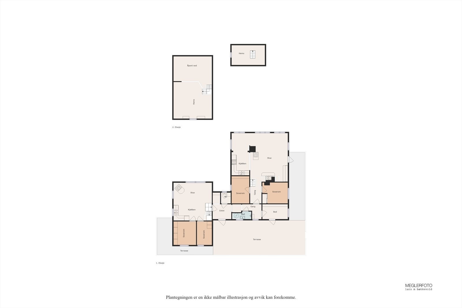 Planskisse over Sjusjøen-Pihl 877. Galleribilde