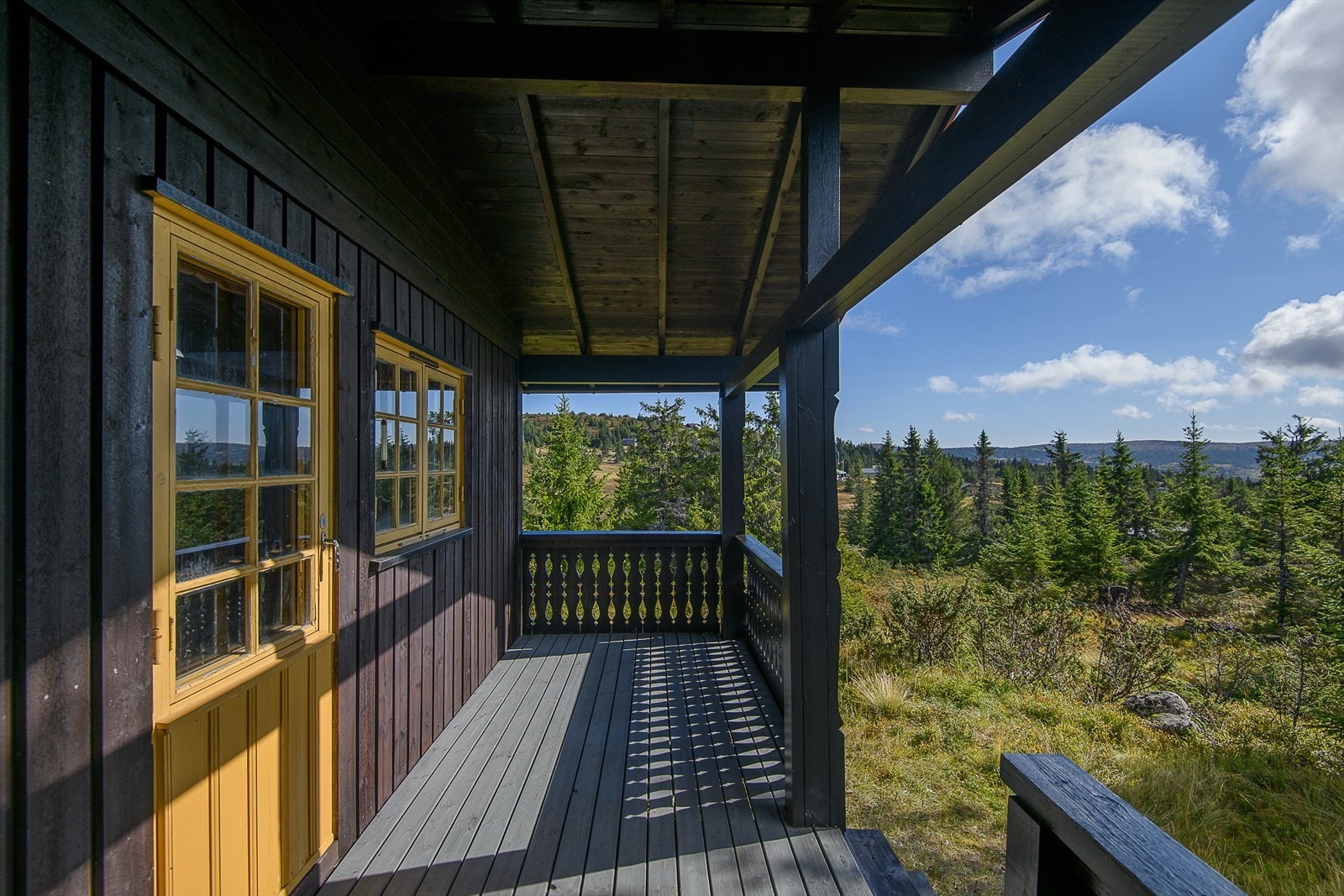 Et fint sted å slappe av i sola etter en dag på tur. Galleribilde