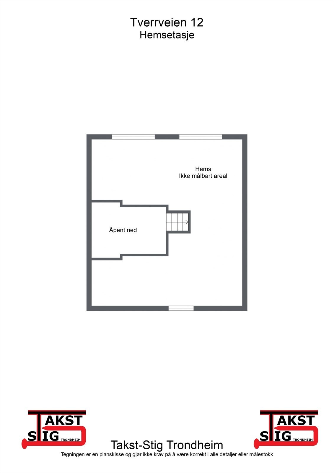 Planskisse hems Galleribilde