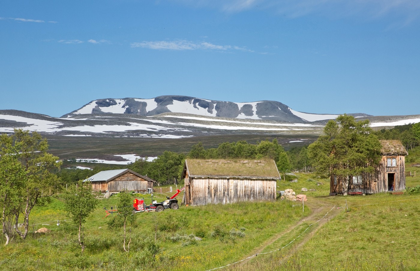 De mer avanserte turgåerne har også muligheten til å gå opp til toppen av Svarthøtta, sm ligger 1548 meter over havet. (Tatt av Harald Egil Folden) Galleribilde