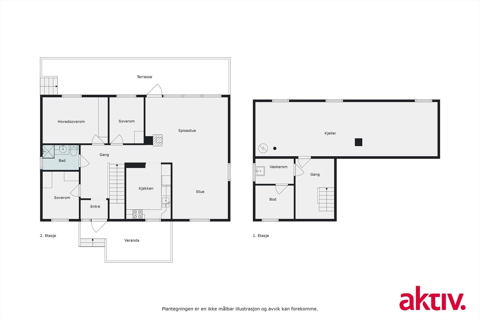 Plantegning Galleribilde