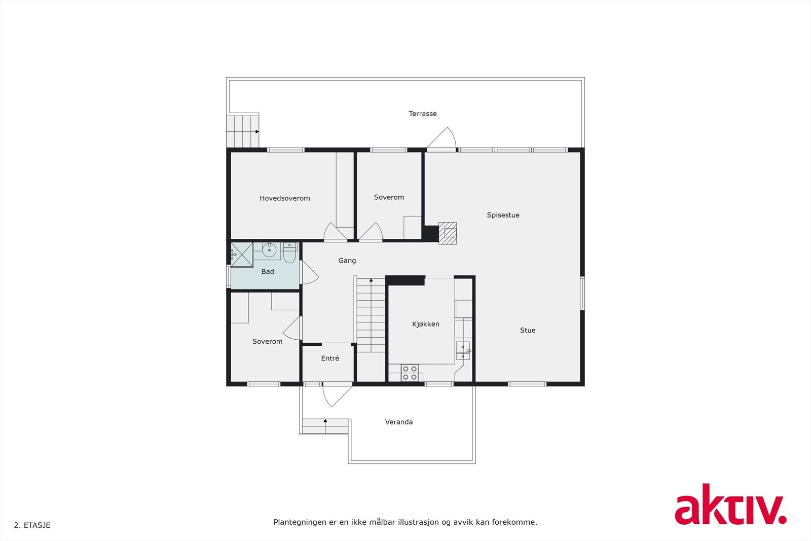 Plantegning Galleribilde