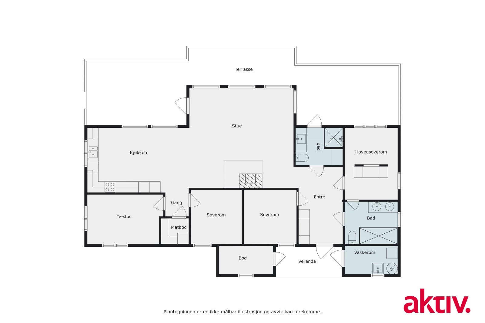 Plantegning. Galleribilde