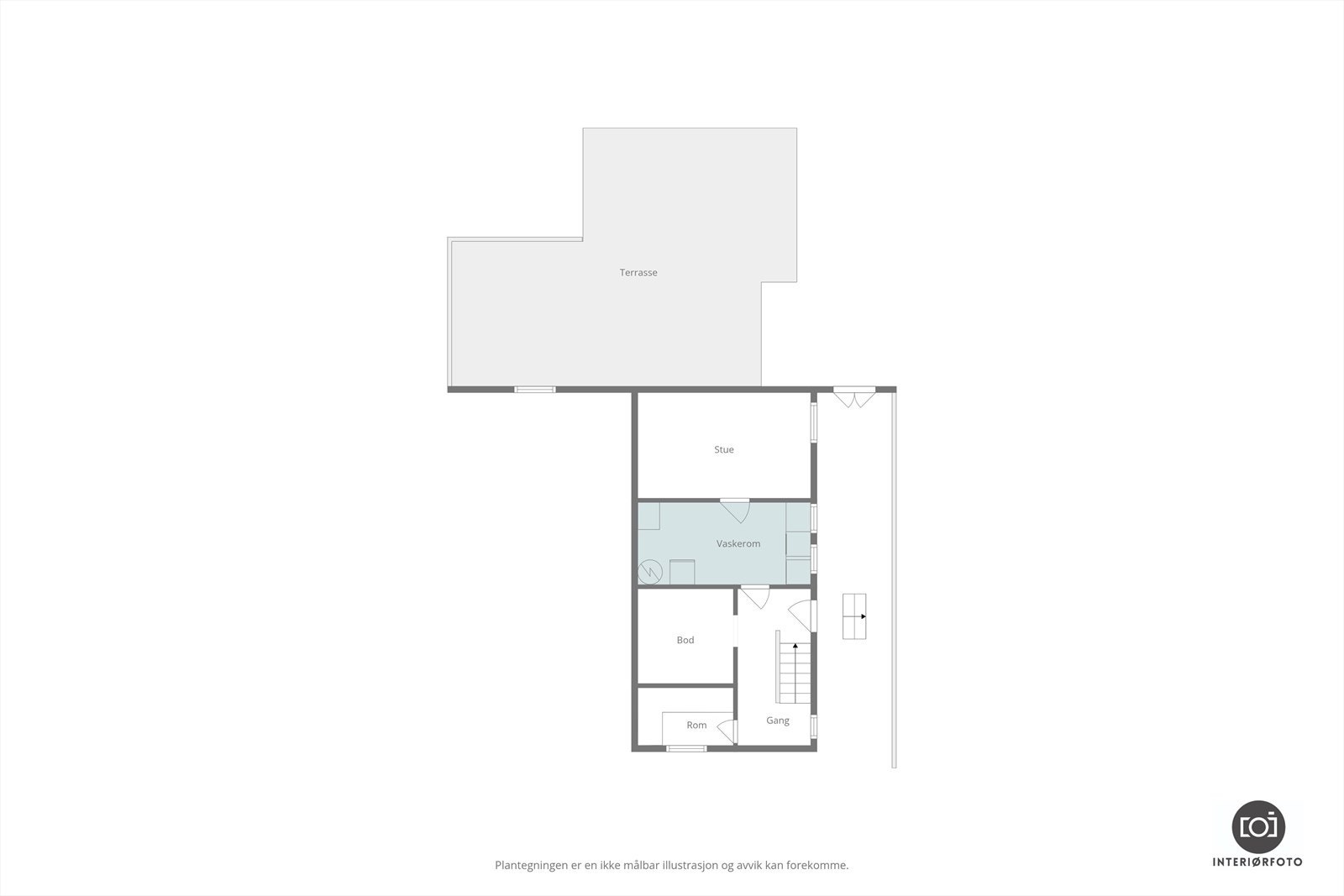 Plantegning kjeller Galleribilde