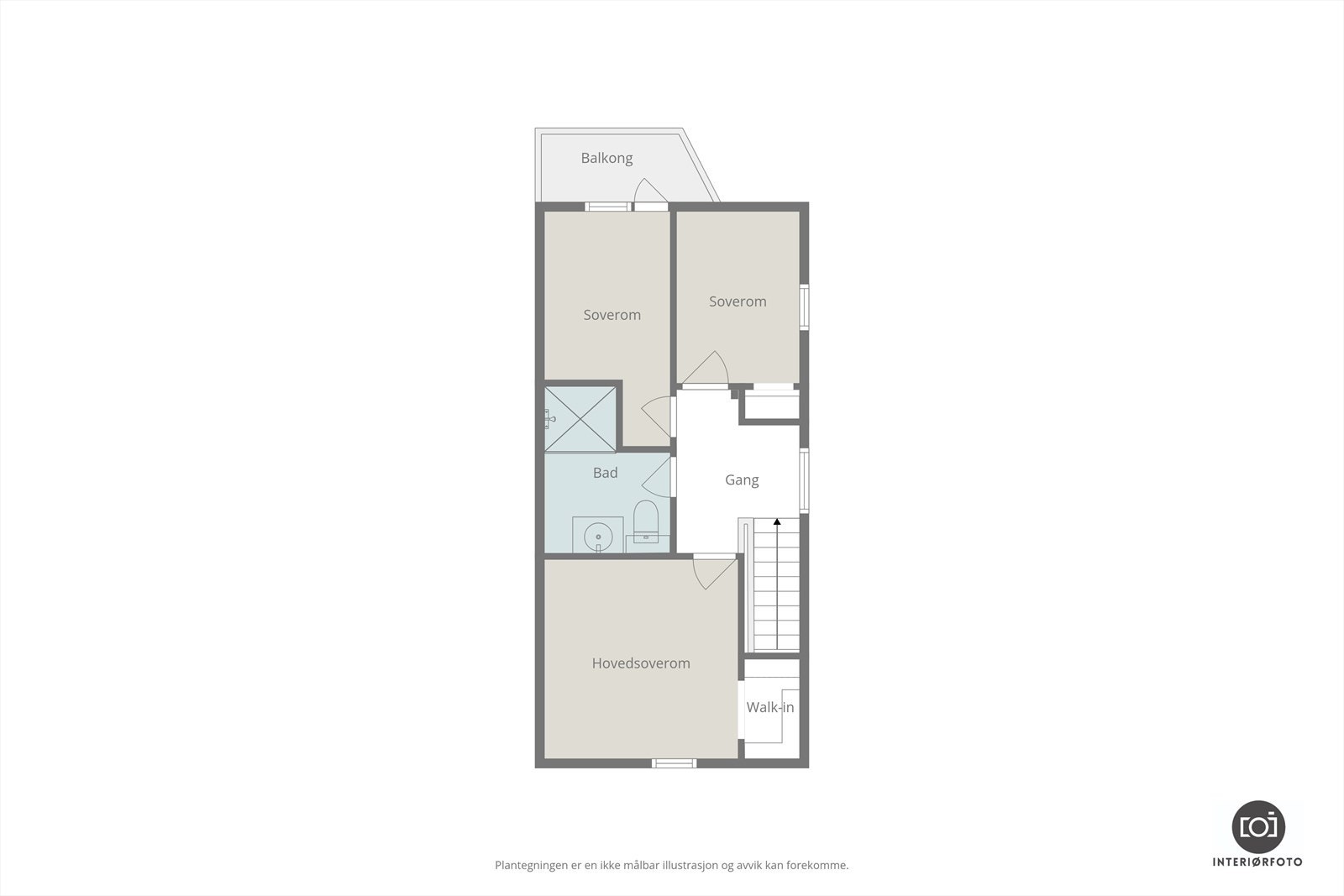 Plantegning 2. etasje Galleribilde