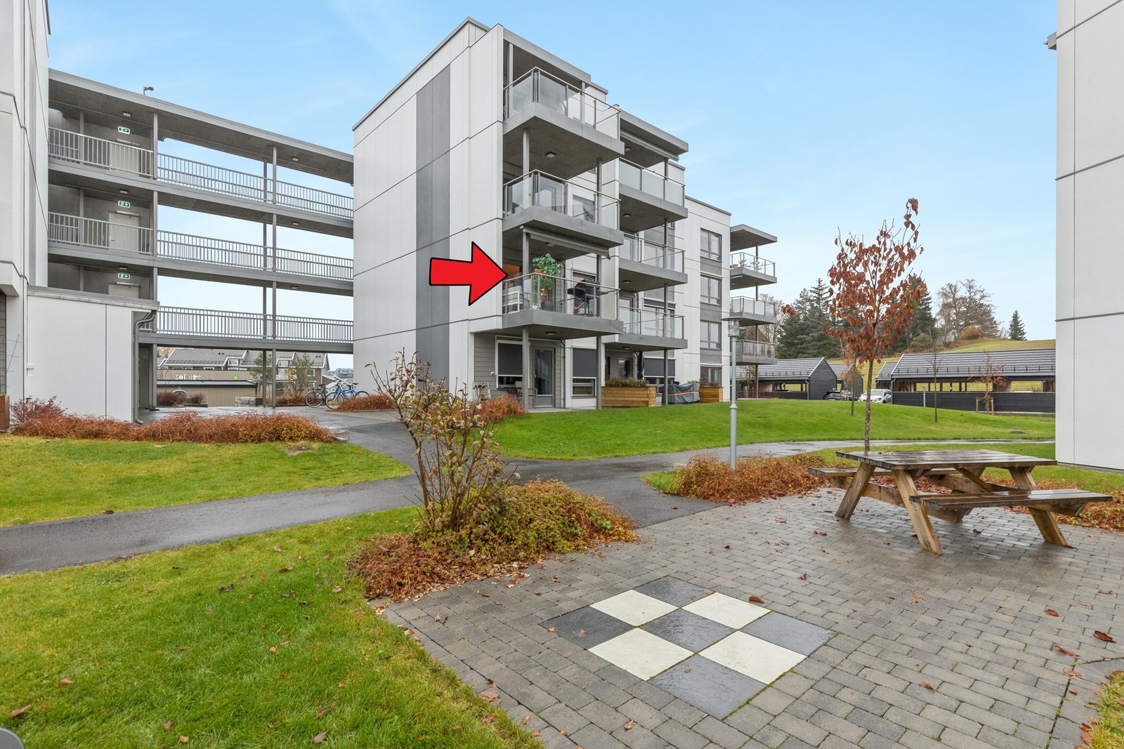 En moderne 2-roms leilighet beliggende i 2. etasje. Boligbygget er fra 2021. Foto: Bjørn Sørheim Galleribilde