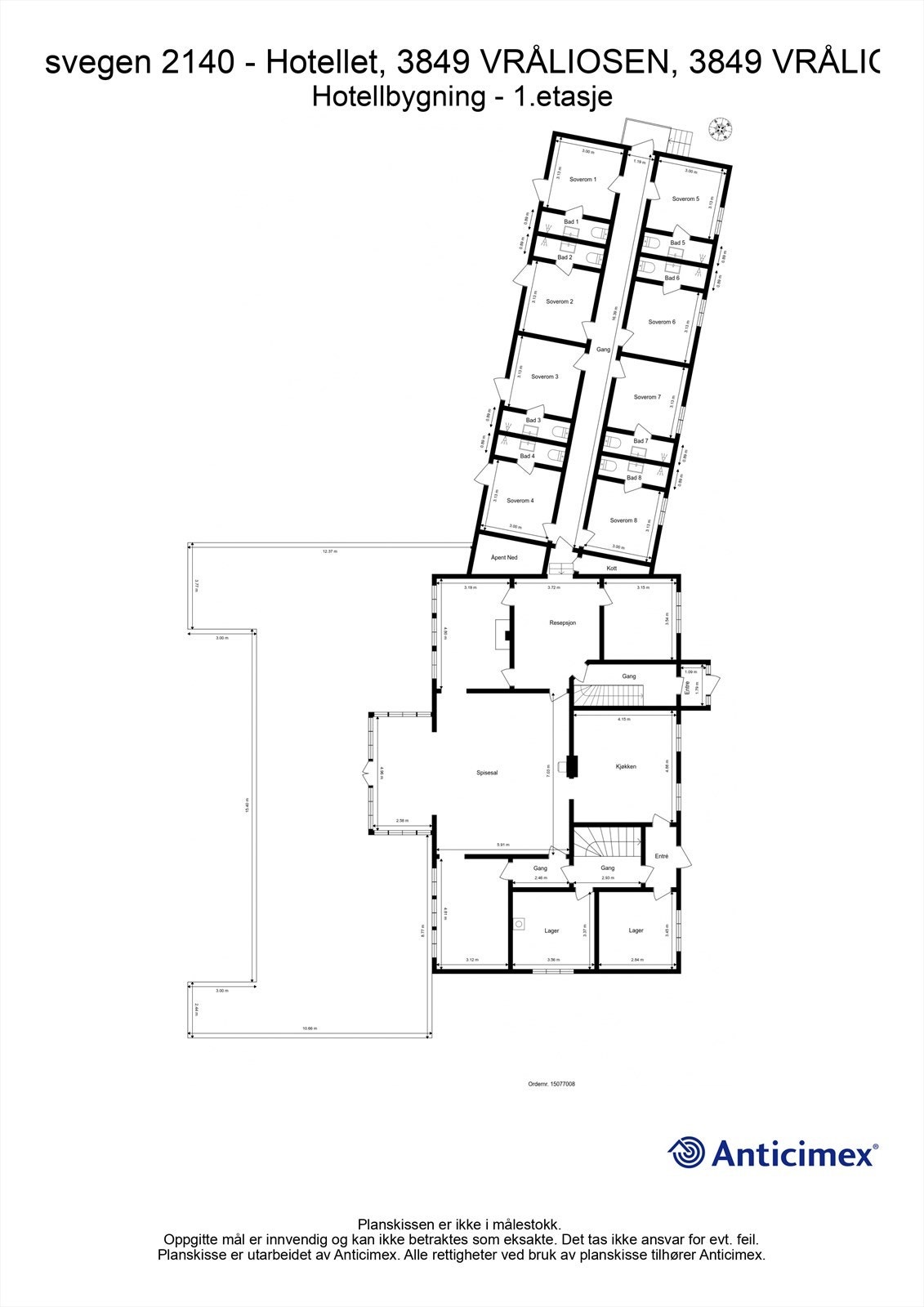 Plantegning 1.etasje Galleribilde