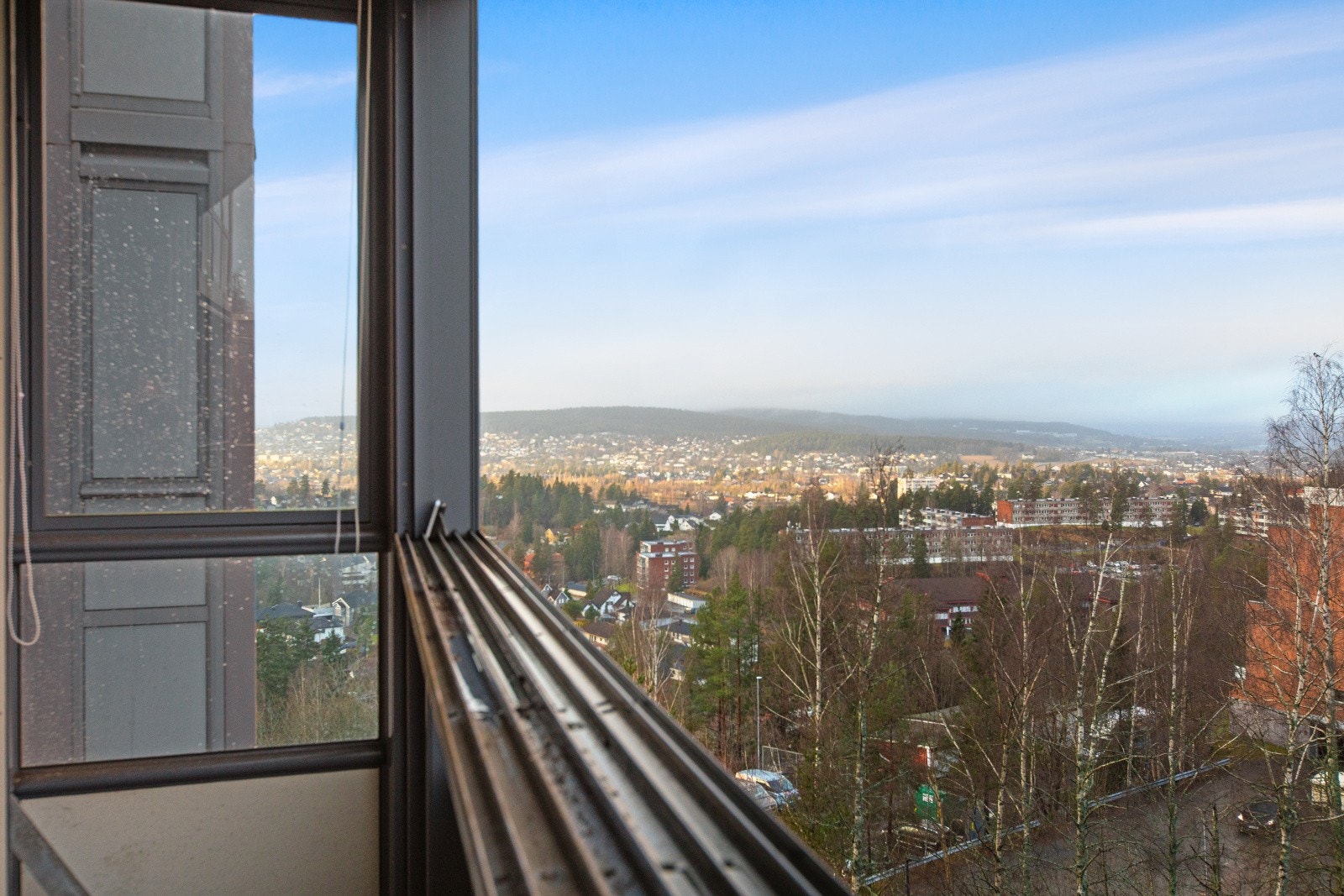Fra balkongen er det flott utsikt. Galleribilde