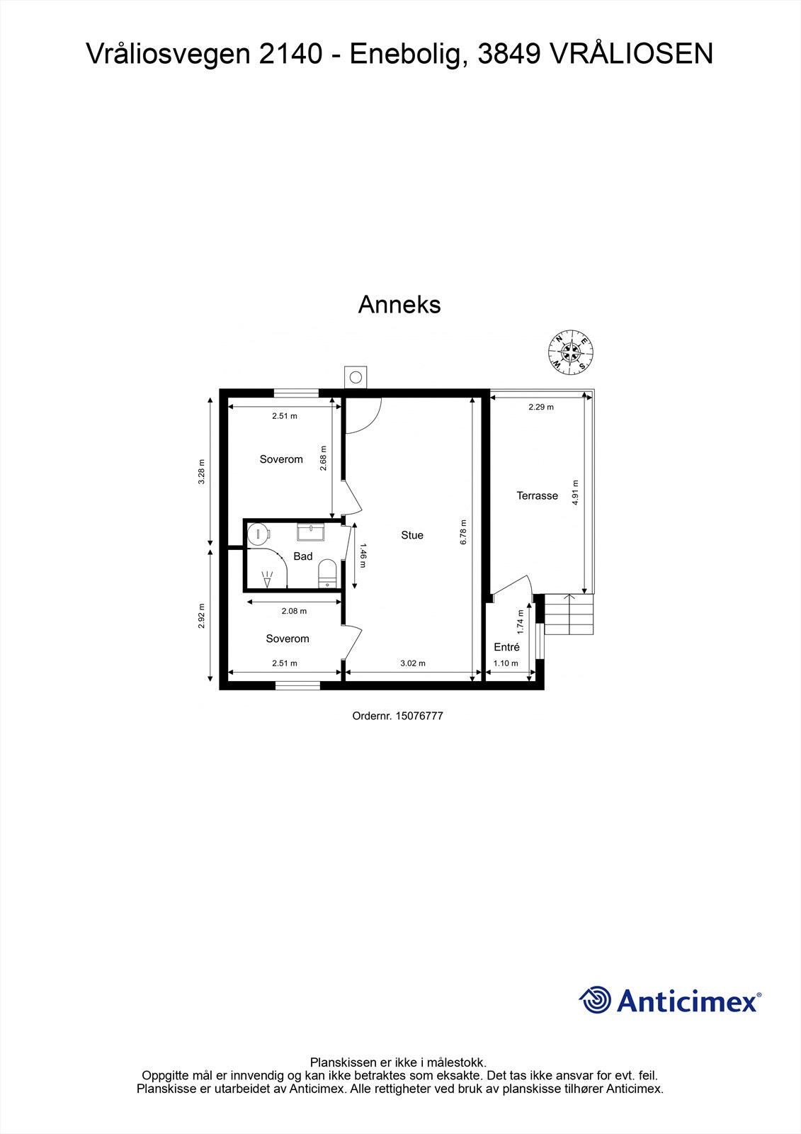 Plantegning Anneks Galleribilde