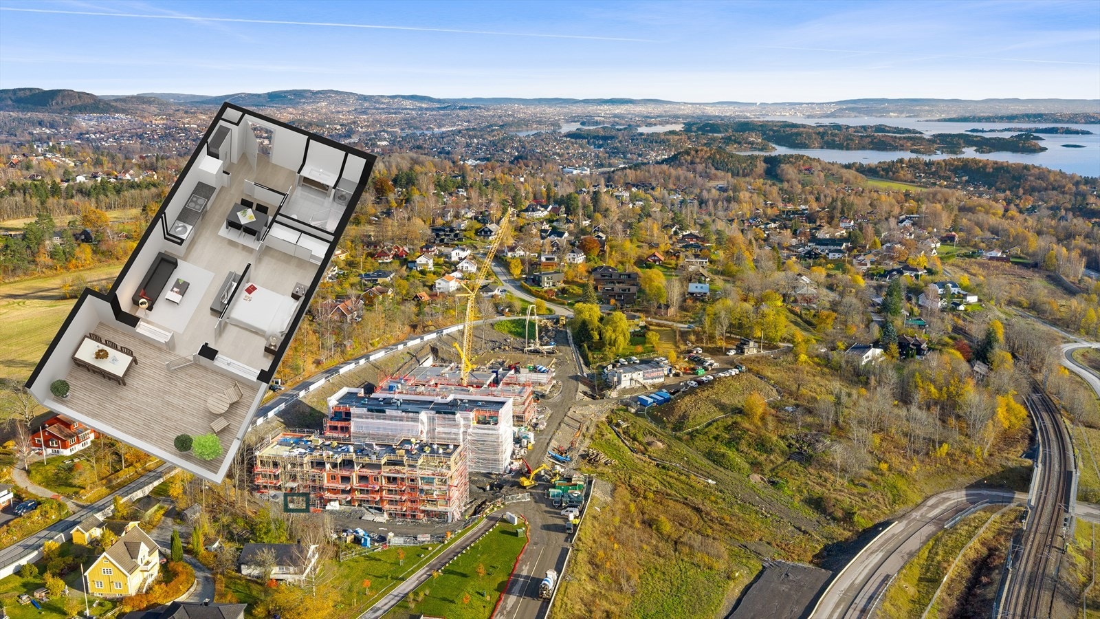 Fin intern beliggenhet. Omtrentlig plassering A1-4. Avvik vil forekomme. Galleribilde