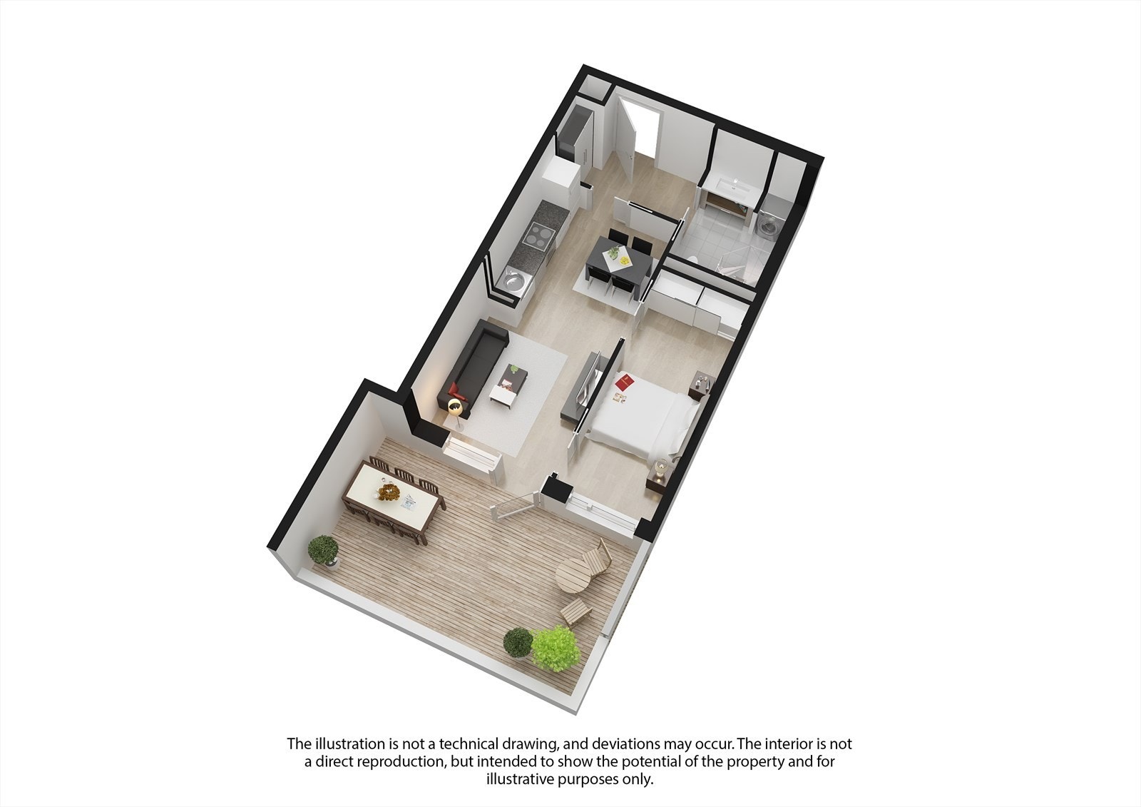 Se nyttige lenker: Illustrasjon av solforhold/utsikt, samt info interiør. Det er satt av plass til skap på soverom. Galleribilde