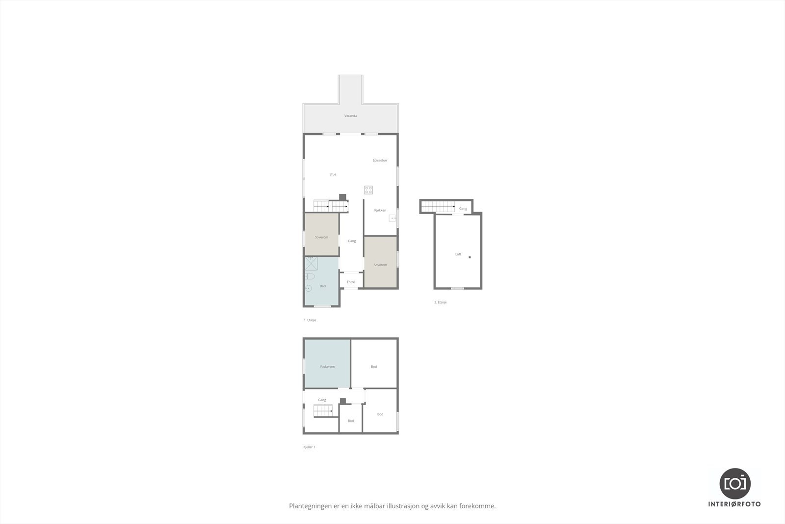 Plantegning Galleribilde