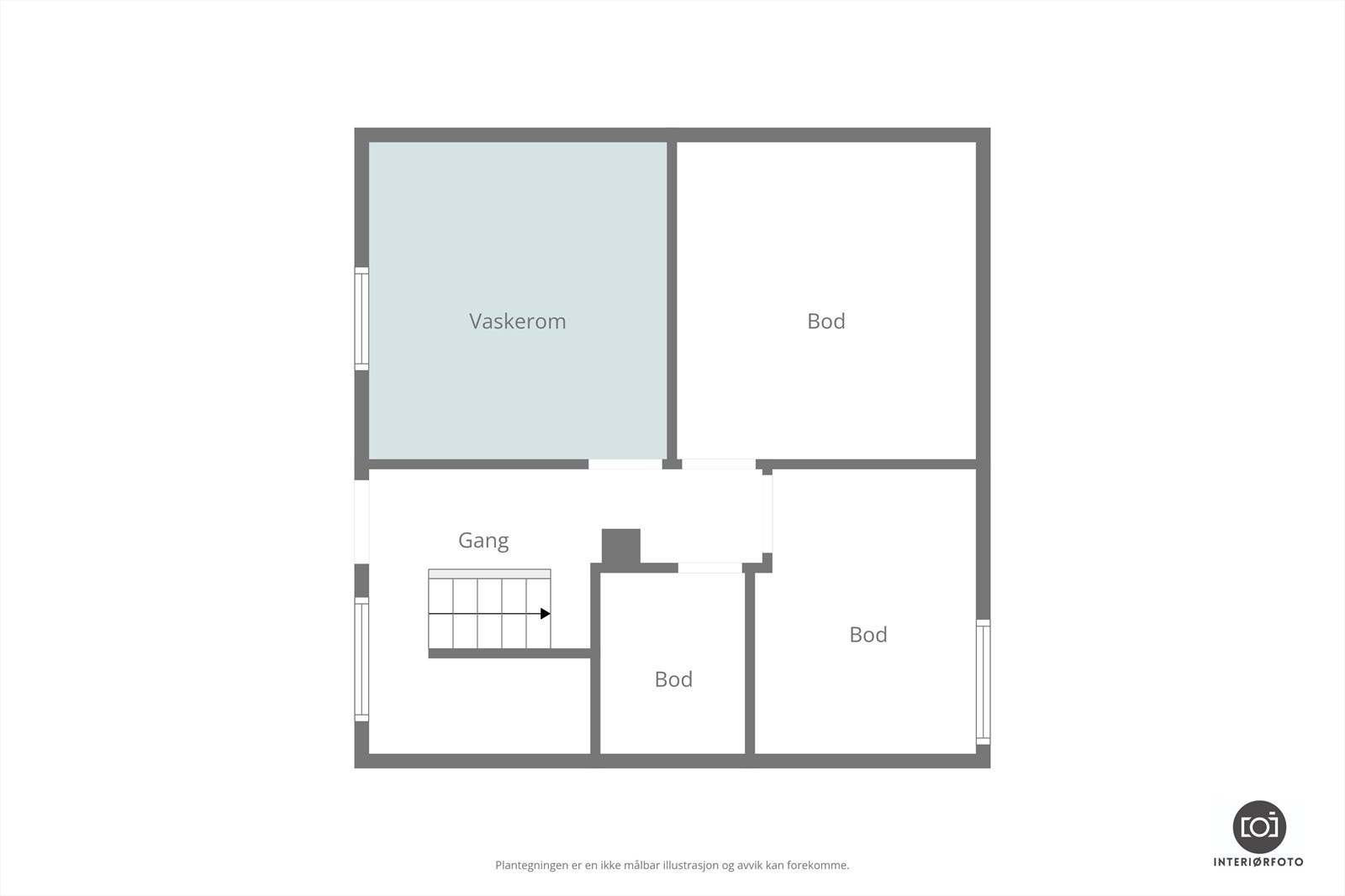 Plantegning Galleribilde