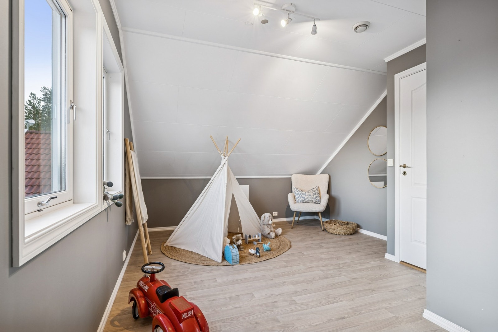 Soverommet egner seg godt som et barnerom. Galleribilde